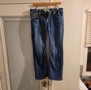 BIG STAR Women’s Liv Boot Blue Jeans Size 31R. USA Made